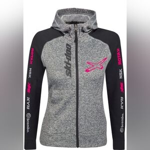 Ski-Doo Ladies’ Sno-X Fleece Heather Grey Size Medium